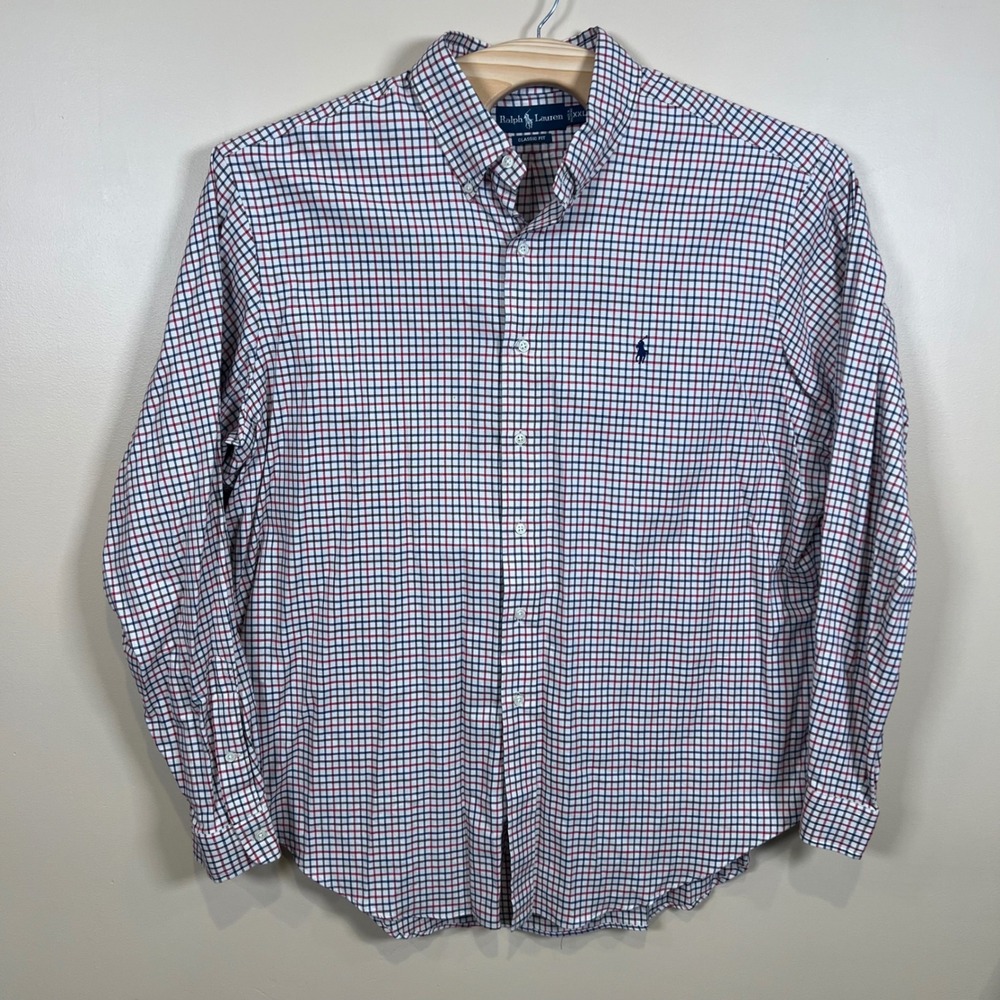 Ralph Lauren Classic Fit Button Down XXL Multi Plaid Long Sleeve Shirt Flannel